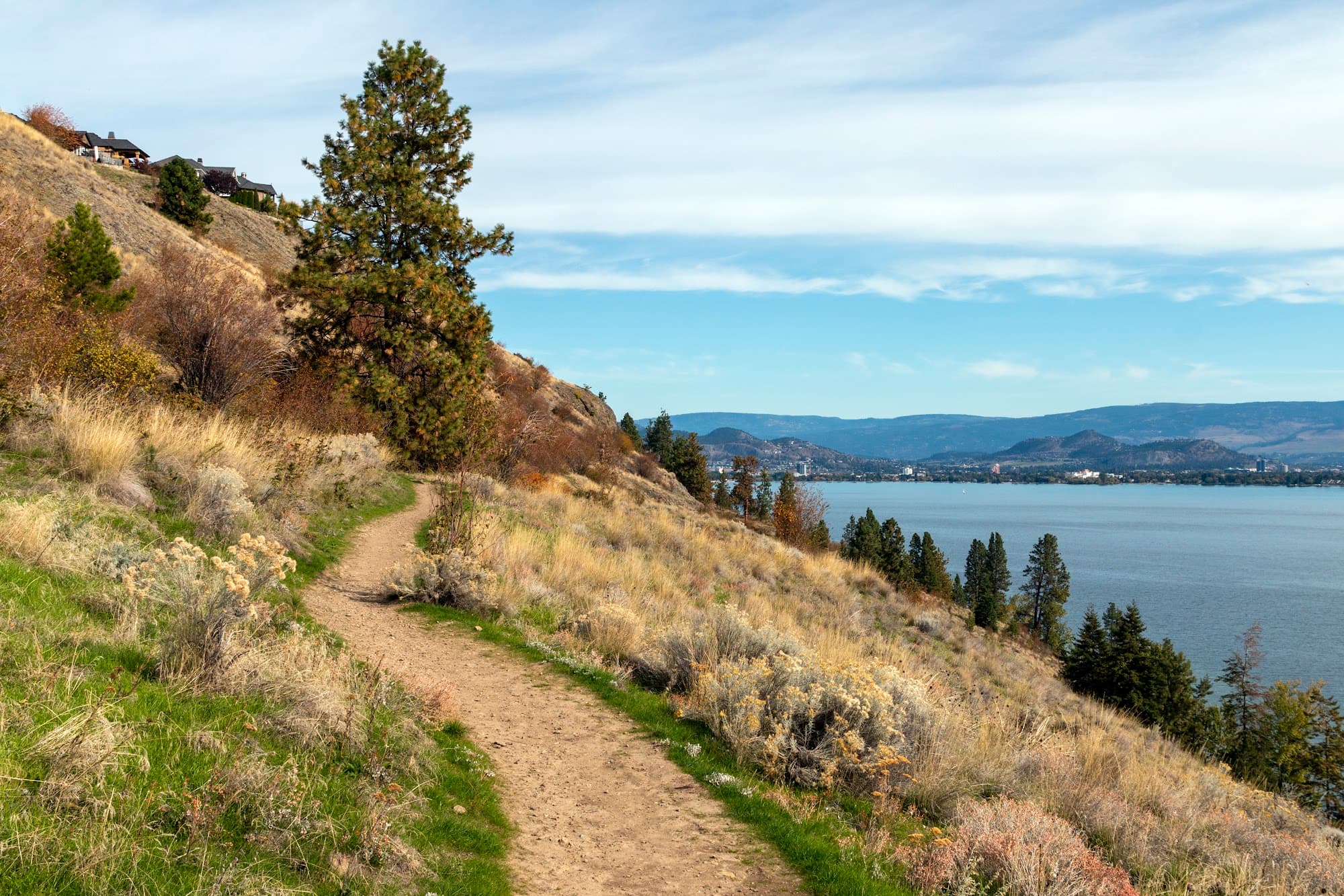 Okanagan Lake at sunset