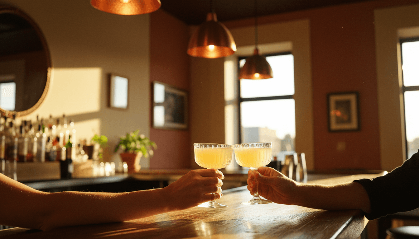 Knox at Dusk, Cocktails, Real Dinner